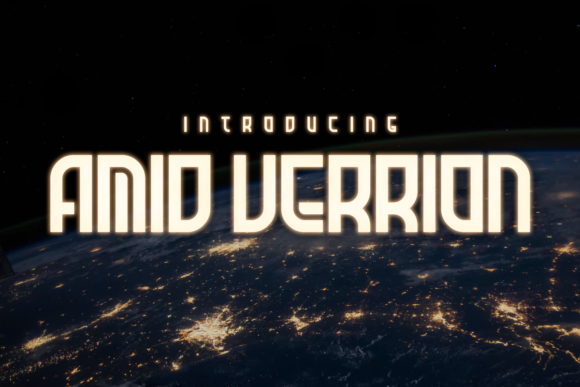 Amid Verrion: A Display Font for Impact