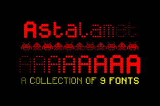 Astalamet Family: Bold Display Font
