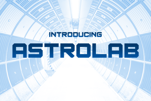 Astrolab Font for Creative Makers