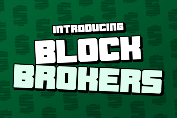 Blockbroker: A Bold Font for Editorial Design