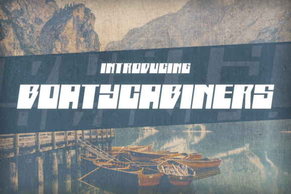 Boatycabiners Font for Bold Branding