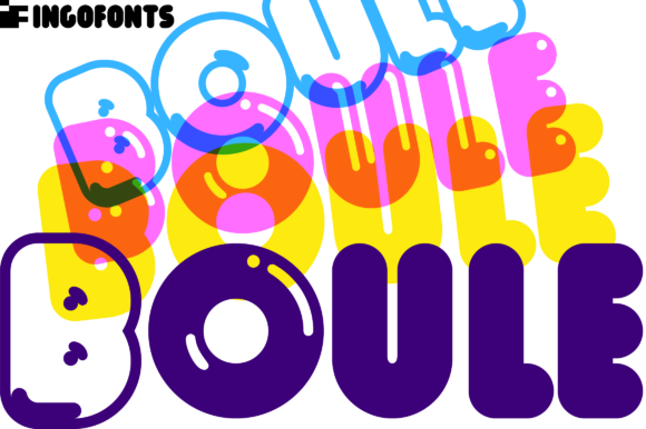 Boule Plus Font for Creative Makers