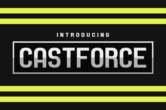 Castforce Font for Bold Design
