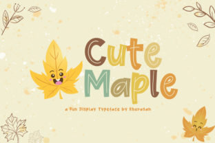 Cute Maple Font for Whimsical Branding