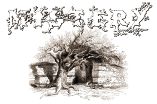 Dark Wood Beveled Font