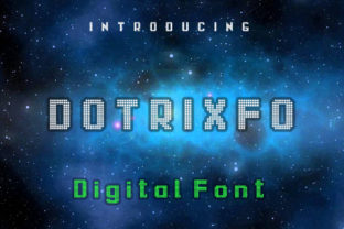 Dotrixfo: Modern Display Font