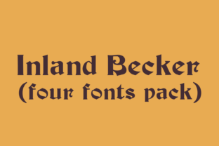 Inland Becker Family Font