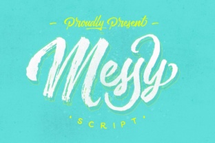 Messy Script Font for Creative Brands