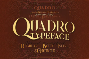 Quadro Family Font for Web Design