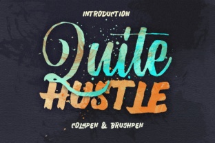 Quite Hustle: A Bold Font for Business Branding