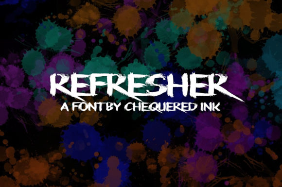 Refresher: A Bold Display Font
