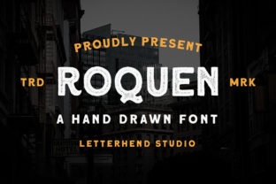 Roquen Font: Playful Display Type