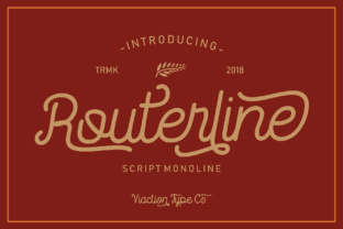 Routerline: A Font for Business Style