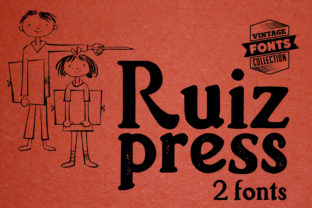 Ruiz Duo: Vintage-Themed Display Font