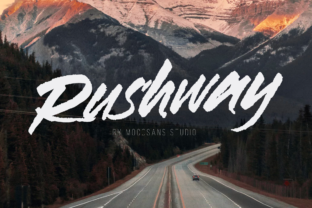 Rushway Font for Creative Makers