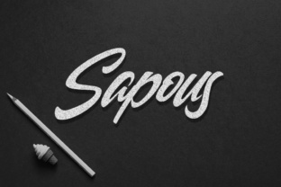 Sapous: A Fancy Handlettering Typeface