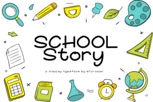 School Story Font for Creative Projects