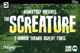 Screature Font for Creative Design