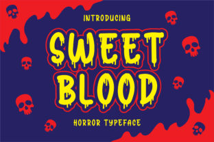Sweet Blood Font for Creative Projects