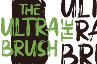 The Ultra Brush Font for Bold Branding