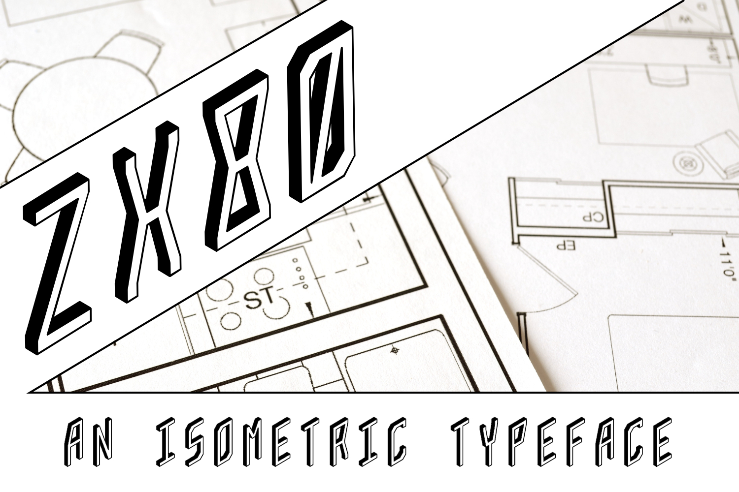 ZX80 Font for Editorial Design